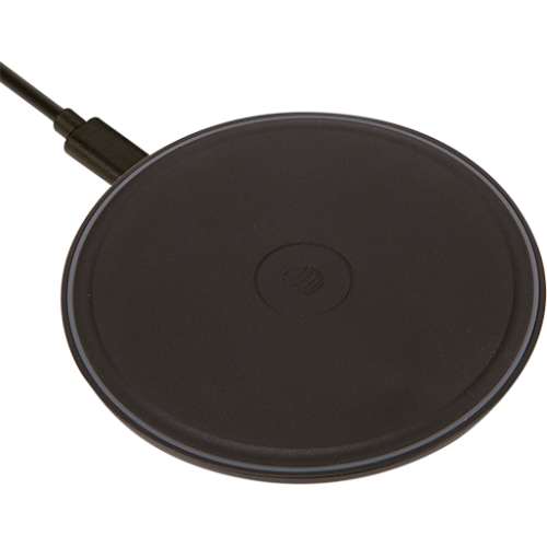 Бездротовий ЗП AT&T 15W Premium Pad + блок Black (Уцінка)