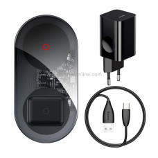 Бездротовий ЗП Baseus Simple 2in1 TZWXJK-B01 24W (with 12V Charger) black