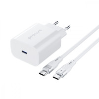МЗП Proove Rapid 30W (Type-C) + Кабель Type-C to Type-C White