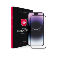 Захисне скло +NEU Chatel Corning Gorilla Glass with Mesh for iPhone 14 Pro Front Black