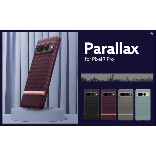 Чохол Caseology Parallax для Google Pixel 7 Pro Burgundy (Вживаний)