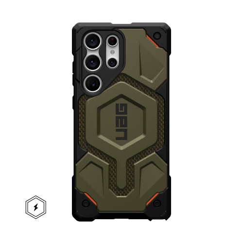 Чохол UAG Monarch Pro для Galaxy S23 Ultra Kevlar Elemental Green