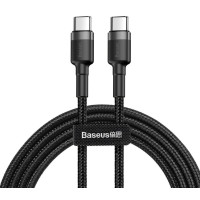 Кабель Baseus Cafule Type-C to Type-C PD 2.0 60W (1m) Black
