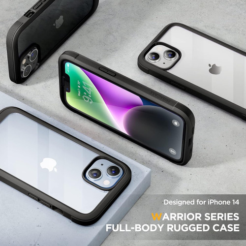 Чохол Miracase Glass Screen Protector для iPhone 14 Black (Без уп)