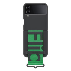Чохол Samsung Strap Silicone Cover для Samsung Galaxy Z Flip4 Black