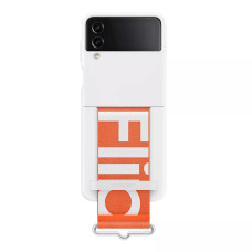 Чохол Samsung Strap Silicone Cover для Samsung Galaxy Z Flip4 White