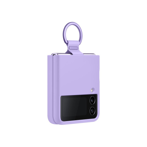 Чохол Samsung Silicone Cover with Ring для Galaxy Z Flip4 Bora Purple