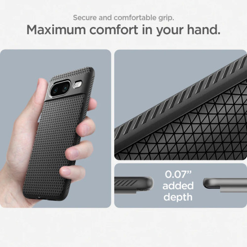 Чохол Spigen Liquid Air для Google Pixel 8 Matte Black