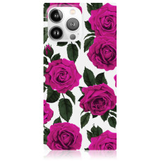 Чохол Flaunt Fuchsia Rose Print SQUARE для iPhone 14 Pro