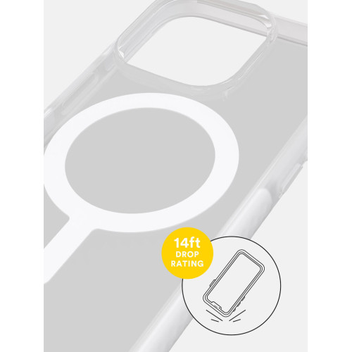 Чохол BodyGuardz Ace Pro MagSafe для iPhone 14 Pro Clear/White