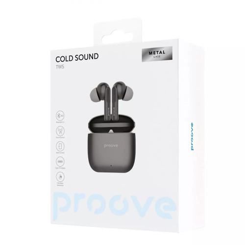 Бездротові навушники Proove Cold Sound TWS Gray/Black