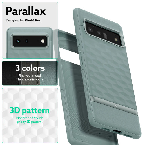 Чохол Caseology Parallax для Google Pixel 6 Pro Sage Green