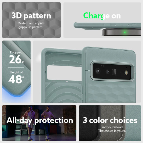 Чохол Caseology Parallax для Google Pixel 6 Pro Sage Green