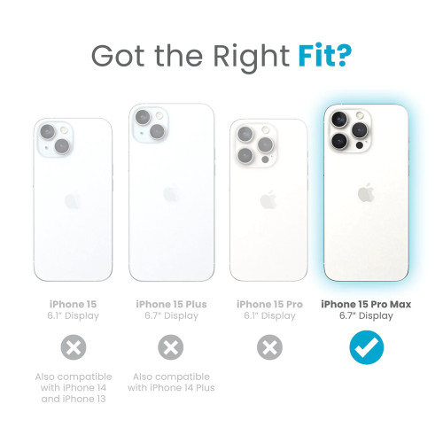 Чохол Speck GemShell Grip MagSafe для iPhone 15 Pro Max Clear/Chrome