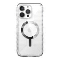 Чохол Speck GemShell Grip MagSafe для iPhone 15 Pro Max Clear/Chrome