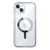 Чохол Speck GemShell Grip MagSafe для iPhone 15 Plus/14 Plus Clear/Chrome