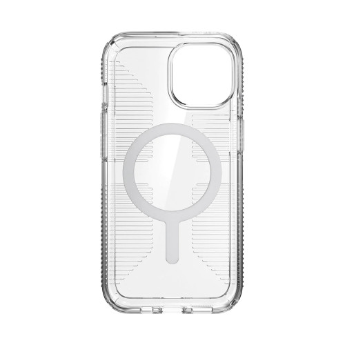 Чохол Speck GemShell Grip MagSafe для iPhone 15/14/13 Clear/Chrome