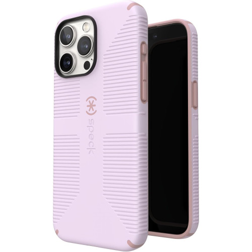 Чохол Speck Candyshell Grip MagSafe для iPhone 15 Pro Max Soft Lilac/Carnation Petal