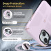 Чохол Speck Candyshell Grip MagSafe для iPhone 15 Plus/14 Plus Soft Lilac/Carnation Petal