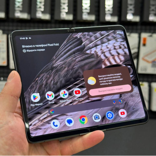 Вживаний смартфон Google Pixel Fold 12/256Gb Obsidian US (Ідеальний+ стан)