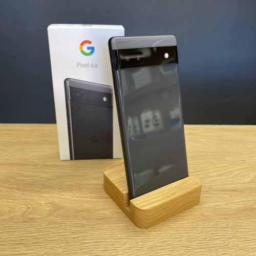 Вживаний смартфон Google Pixel 6a 128Gb Charcoal GX7AS US (Ідеальний+ стан)