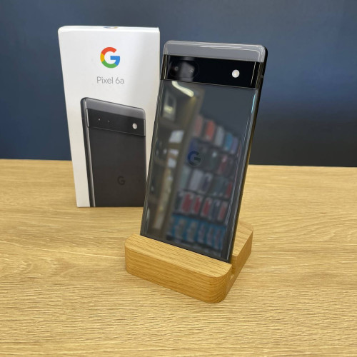 Вживаний смартфон Google Pixel 6a 128Gb Charcoal GX7AS US (Ідеальний+ стан)