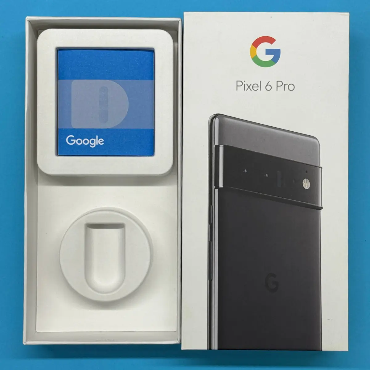 Коробка від смартфону Google Pixel 6 Pro Stormy Black купити за