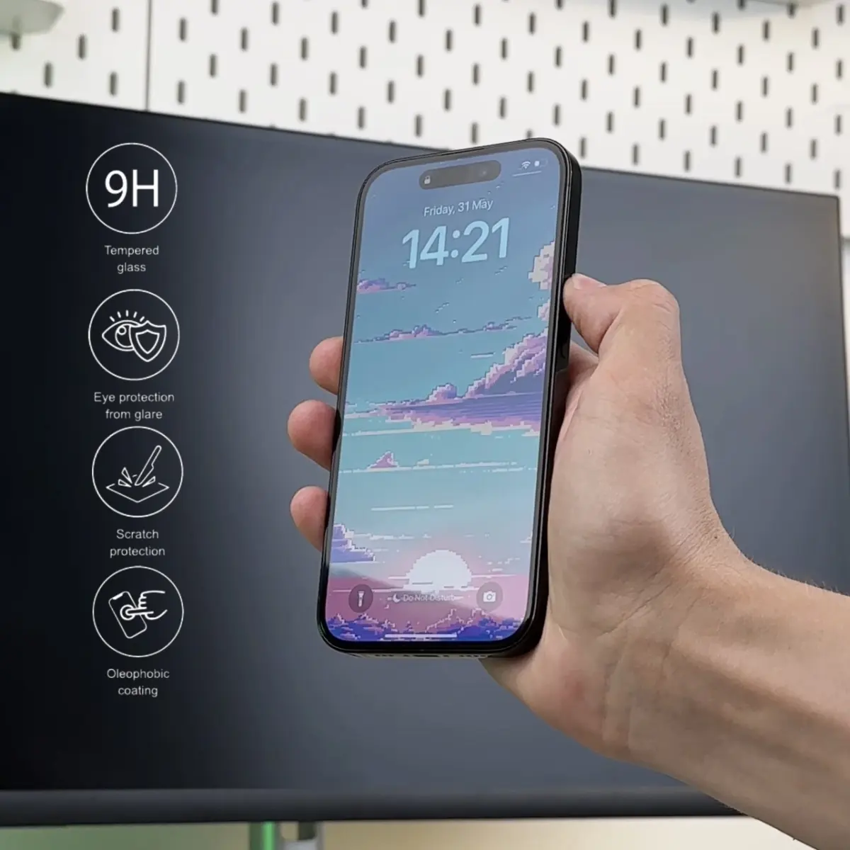 Захисне скло Proove Pixel для iPhone 14 Pro/15/16 купити за 749 грн.