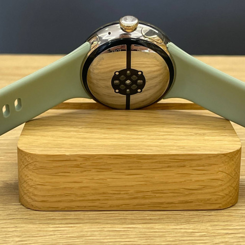 Вживаний смарт-годинник Google Pixel Watch 2 WiFi Champagne Gold Aluminum Case / Hazel Active Band US (Ідеальний стан)