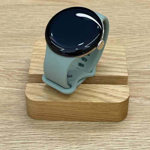 Вживаний смарт-годинник Google Pixel Watch 2 WiFi Champagne Gold Aluminum Case / Hazel Active Band US (Ідеальний стан)