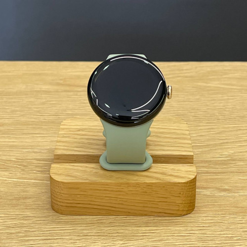 Вживаний смарт-годинник Google Pixel Watch 2 WiFi Champagne Gold Aluminum Case / Hazel Active Band US (Ідеальний стан)