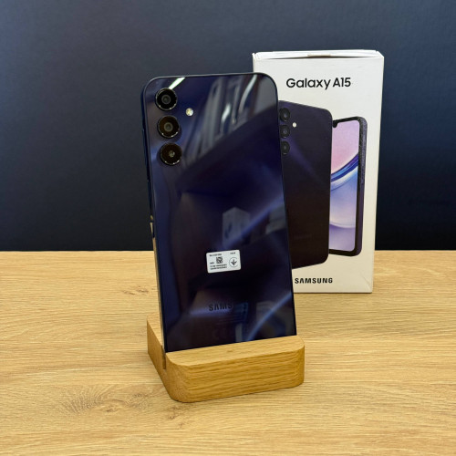 Вживаний смартфон Samsung Galaxy A15 4/128 Blue Black (Ідеальний+ стан)