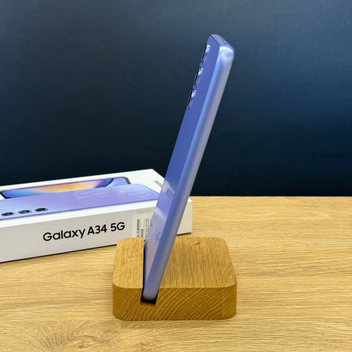 Вживаний смартфон Samsung Galaxy A34 5G 8/256 Light Violet (Хороший+ стан)