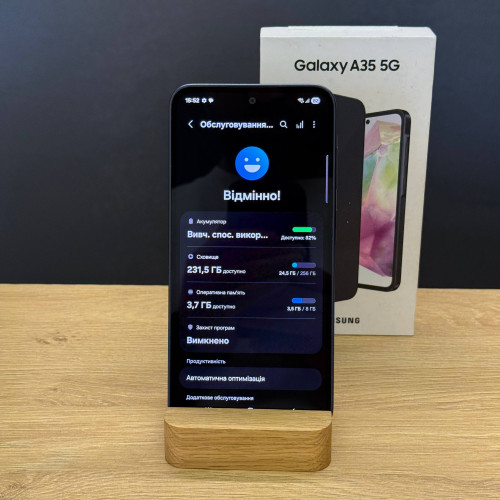 Вживаний смартфон Samsung Galaxy A35 5G 8/256Gb Navy (Ідеальний+ стан)