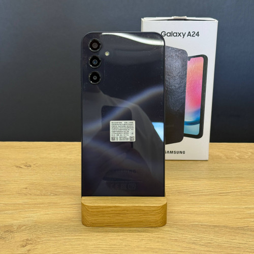 Вживаний смартфон Samsung Galaxy A24 6/128 Black (Хороший+ стан)