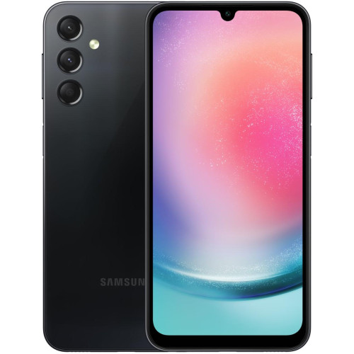 Вживаний смартфон Samsung Galaxy A24 6/128 Black (Хороший+ стан)