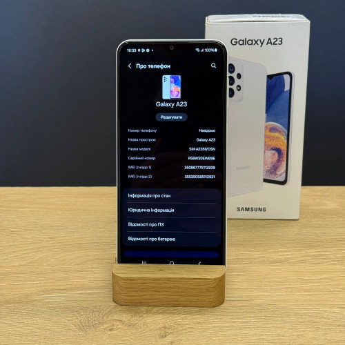 Вживаний смартфон Samsung Galaxy A23 4/64 White (Хороший+ стан)