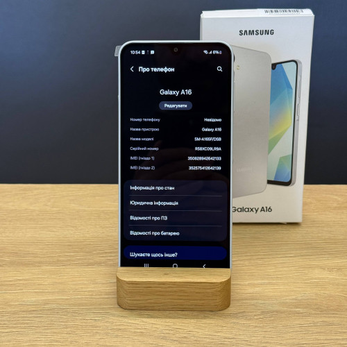 Вживаний смартфон Samsung Galaxy A16 4/128 Gray (Ідеальний+ стан)