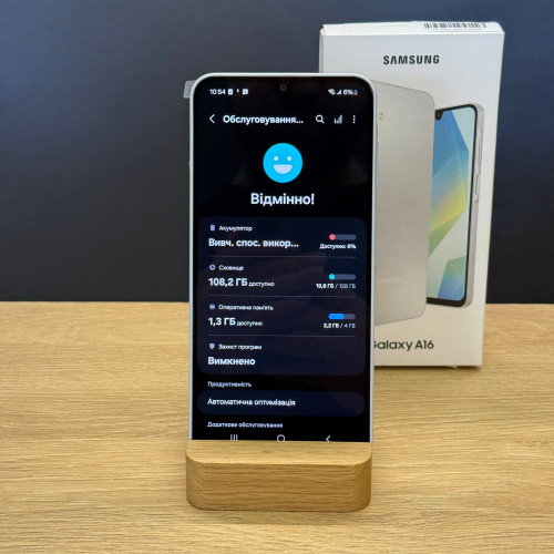 Вживаний смартфон Samsung Galaxy A16 4/128 Gray (Ідеальний+ стан)