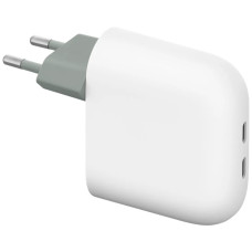 Мережевий зарядний пристрій Google Pixel Flex Dual Port 67W USB-C (EU) Snow