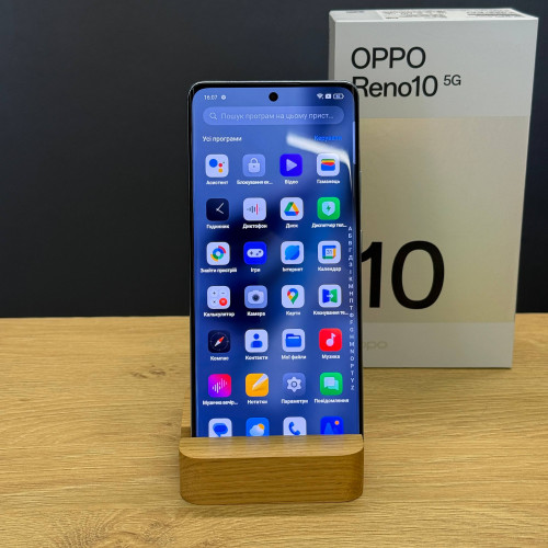 Вживаний смартфон OPPO Reno10 5G 8/256 Ice Blue (Ідеальний+ стан)