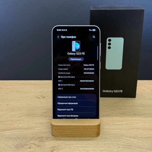 Вживаний смартфон Samsung Galaxy S23 FE 8/256Gb Mint (Ідеальний+ стан)