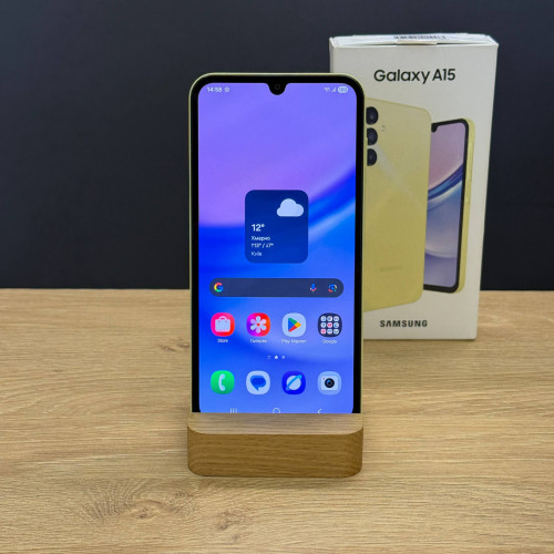 Вживаний смартфон Samsung Galaxy A15 4/128 Yellow (Хороший+ стан)