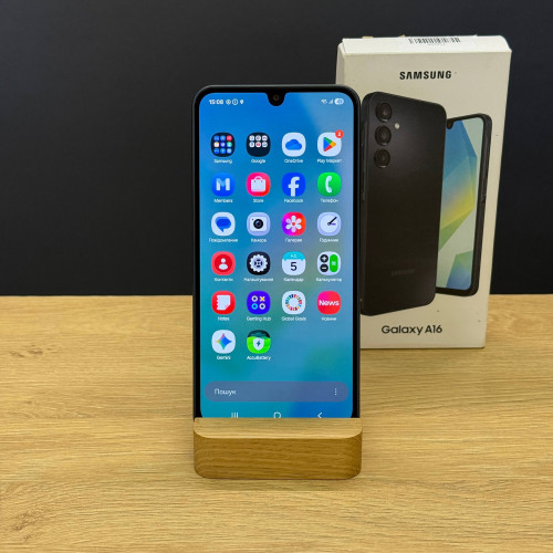 Вживаний смартфон Samsung Galaxy A16 4/128 Black (Хороший+ стан)