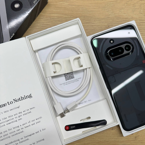 Вживаний смартфон Nothing Phone (3a) 12/256GB Black Global (Ідеальний+ стан)