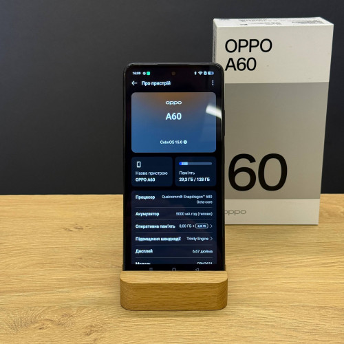 Вживаний смартфон OPPO A60 8/128 Midnight Purple (Задовільний+ стан)
