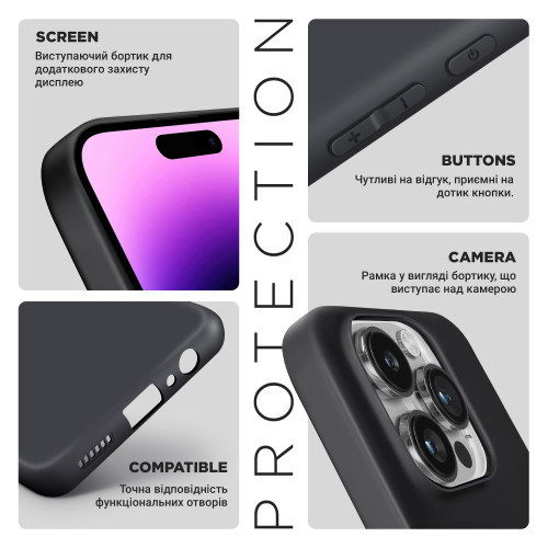 Чохол ArmorStandart Matte Slim Fit для Google Pixel 7 Camera Cover Black