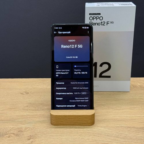 Вживаний смартфон OPPO Reno12 F 5G 8/256 Olive Green (Ідеальний+ стан)