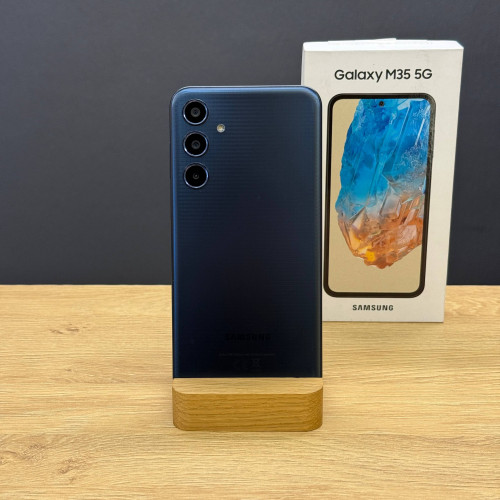 Вживаний смартфон Samsung Galaxy M35 5G 6/128 Dark Blue (Ідеальний+ стан)