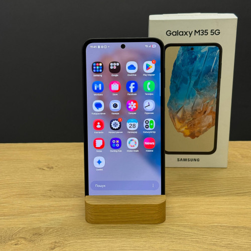 Вживаний смартфон Samsung Galaxy M35 5G 6/128 Dark Blue (Ідеальний+ стан)